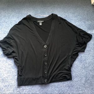Black short sleeve Cardigan